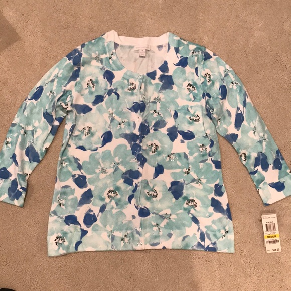 Cardigan with 3/4 Sleeves - Picture 1 of 3